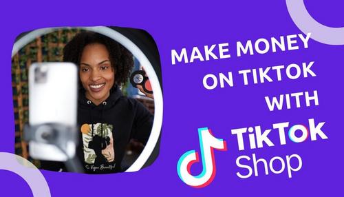 creator filming a tiktok video